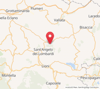 Map of Guardia Lombardi, Campania