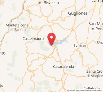 Map of Guardialfiera, Molise