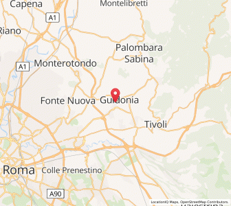 Map of Guidonia, Lazio