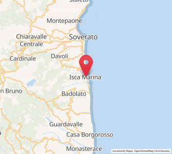 Map of Isca Marina, Calabria