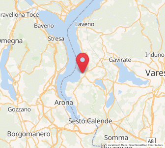 Map of Ispra, Lombardy