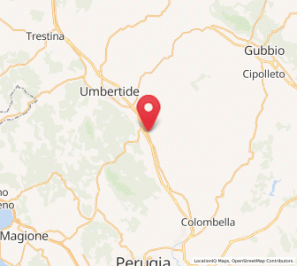 Map of La Cinella, Umbria