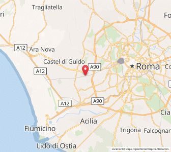 Map of La Massimina-Casal Lumbroso, Lazio