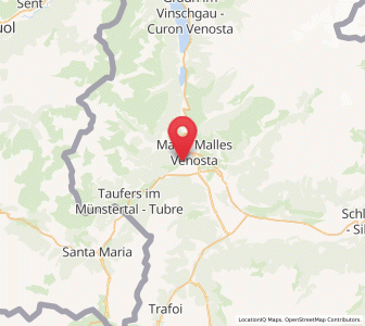 Map of Laudes, Trentino-Alto Adige