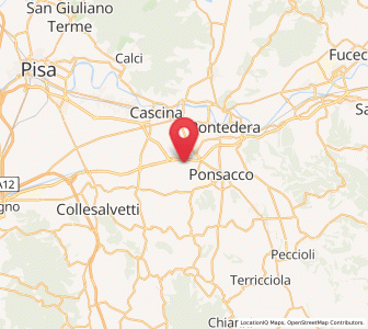 Map of Lavaiano, Tuscany