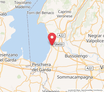 Map of Lazise, Veneto