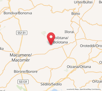 Map of Lei, Sardinia