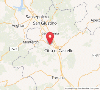 Map of Lerchi, Umbria