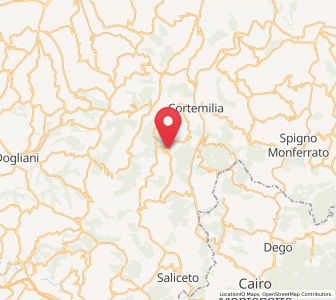 Map of Levice, Piedmont