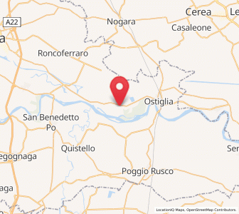 Map of Libiola, Lombardy