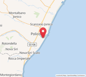 Map of Lido, Basilicate