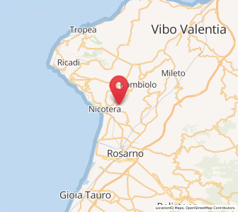 Map of Limbadi, Calabria