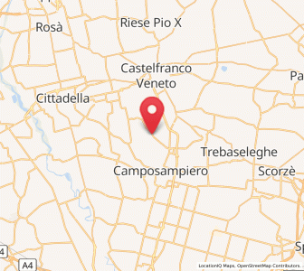 Map of Loreggiola, Veneto