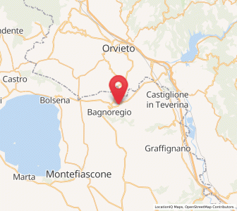Map of Lubriano, Lazio