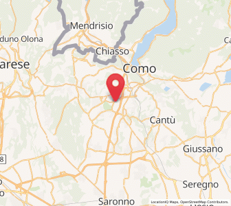 Map of Luisago, Lombardy