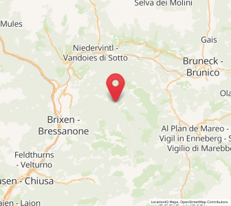 Map of Luson, Trentino-Alto Adige