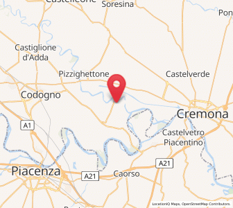Map of Maccastorna, Lombardy