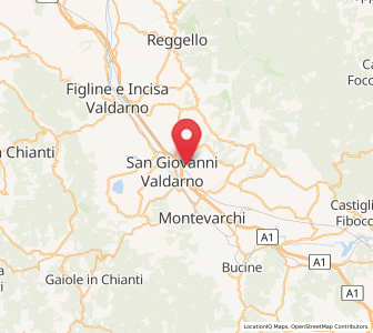 Map of Madrigale, Tuscany