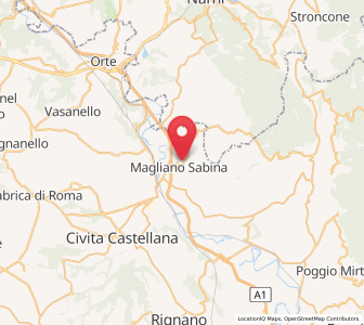 Map of Magliano Sabina, Lazio