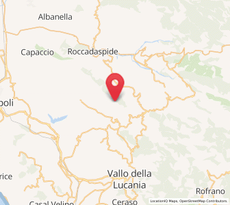 Map of Magliano Vetere, Campania