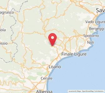 Map of Magliolo, Liguria