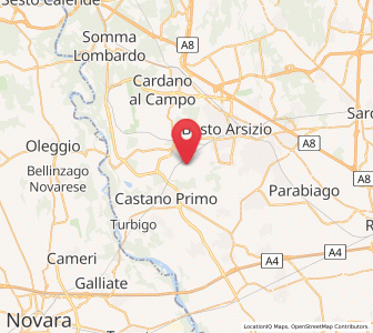 Map of Magnago, Lombardy