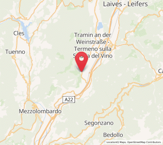 Map of Magrè sulla Strada del Vino, Trentino-Alto Adige