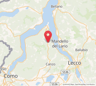 Map of Magreglio, Lombardy