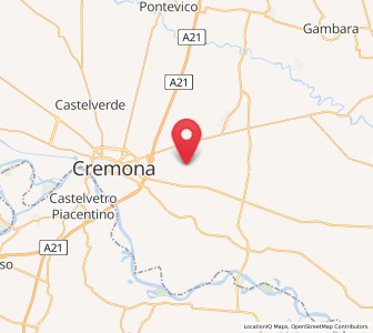 Map of Malagnino, Lombardy