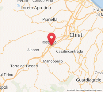 Map of Manoppello Scalo, Abruzzo