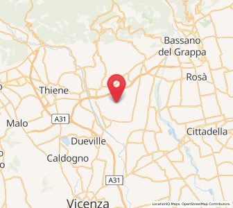 Map of Maragnole, Veneto