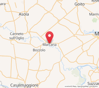 Map of Marcaria, Lombardy