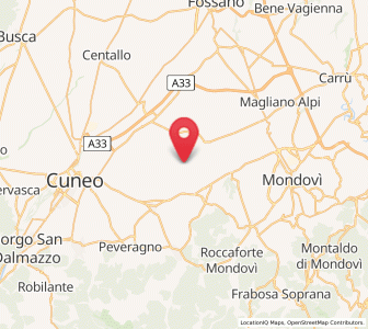 Map of Margarita, Piedmont