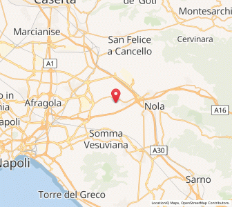 Map of Marigliano, Campania