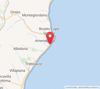 Map of Marina, Calabria
