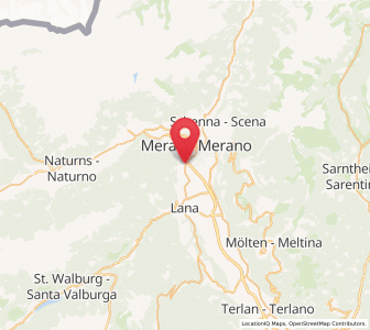 Map of Marlengo, Trentino-Alto Adige