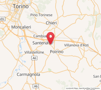 Map of Marocchi, Piedmont