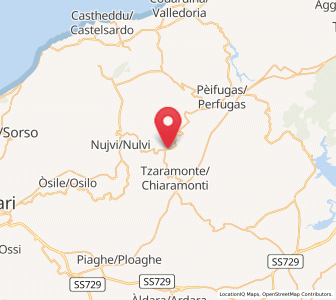 Map of Martis, Sardinia