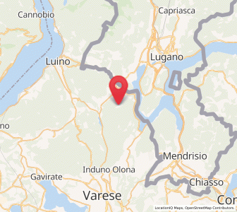 Map of Marzio, Lombardy