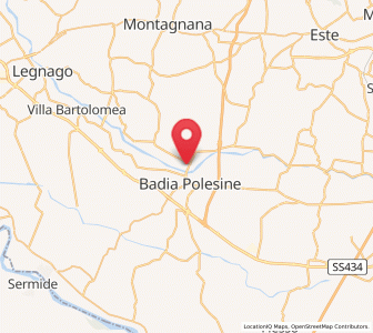 Map of Masi, Veneto