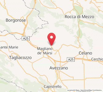 Map of Massa d'Albe, Abruzzo