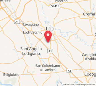 Map of Massalengo-Motta Vigana, Lombardy