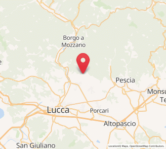 Map of Matraia, Tuscany