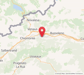 Map of Méans, Piedmont