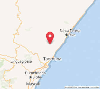 Map of Melia, Sicily