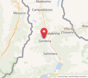 Map of Menarola, Lombardy