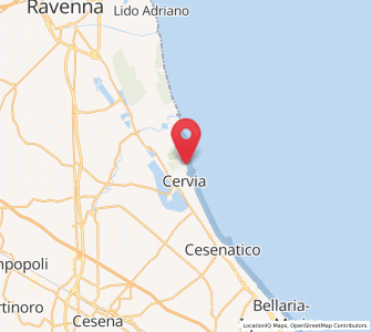 Map of Milano Marittima, Emilia-Romagna