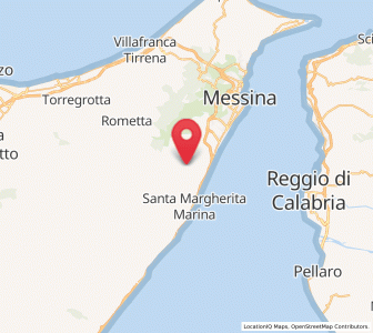 Map of Mili San Pietro, Sicily