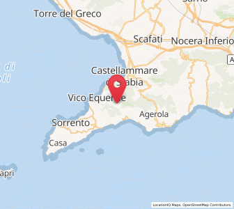 Map of Moiano, Campania
