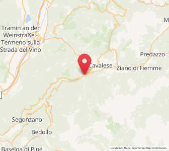 Map of Molina, Trentino-Alto Adige